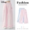 Disney Girls' 2025 Plaid Lightweight Summer Pants