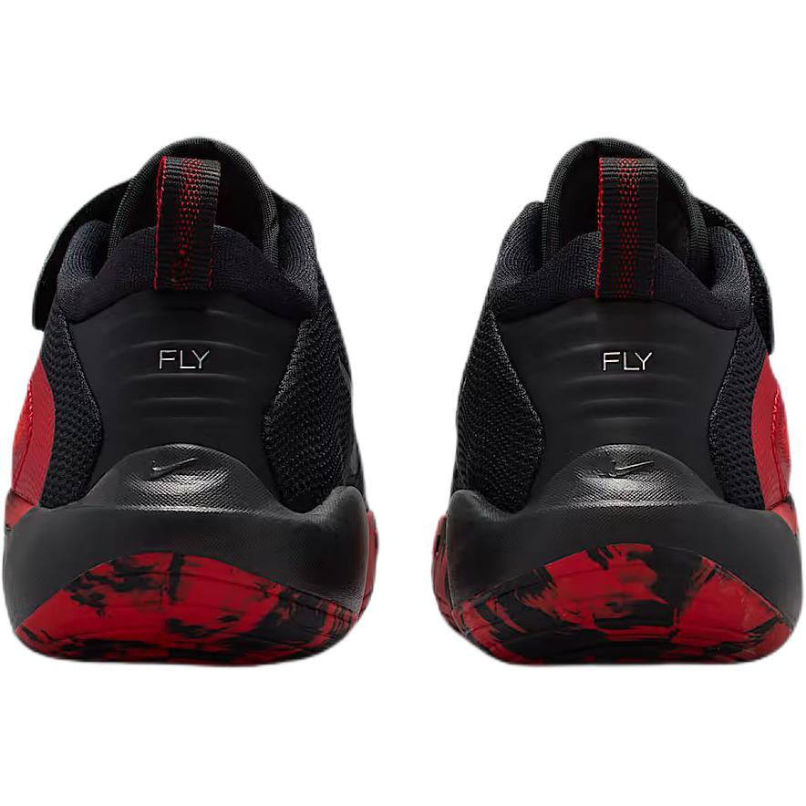 Nike IsoFly PS Black University Red Kids Sneakers Light-Crimson Metallic-Silver FQ7670-007