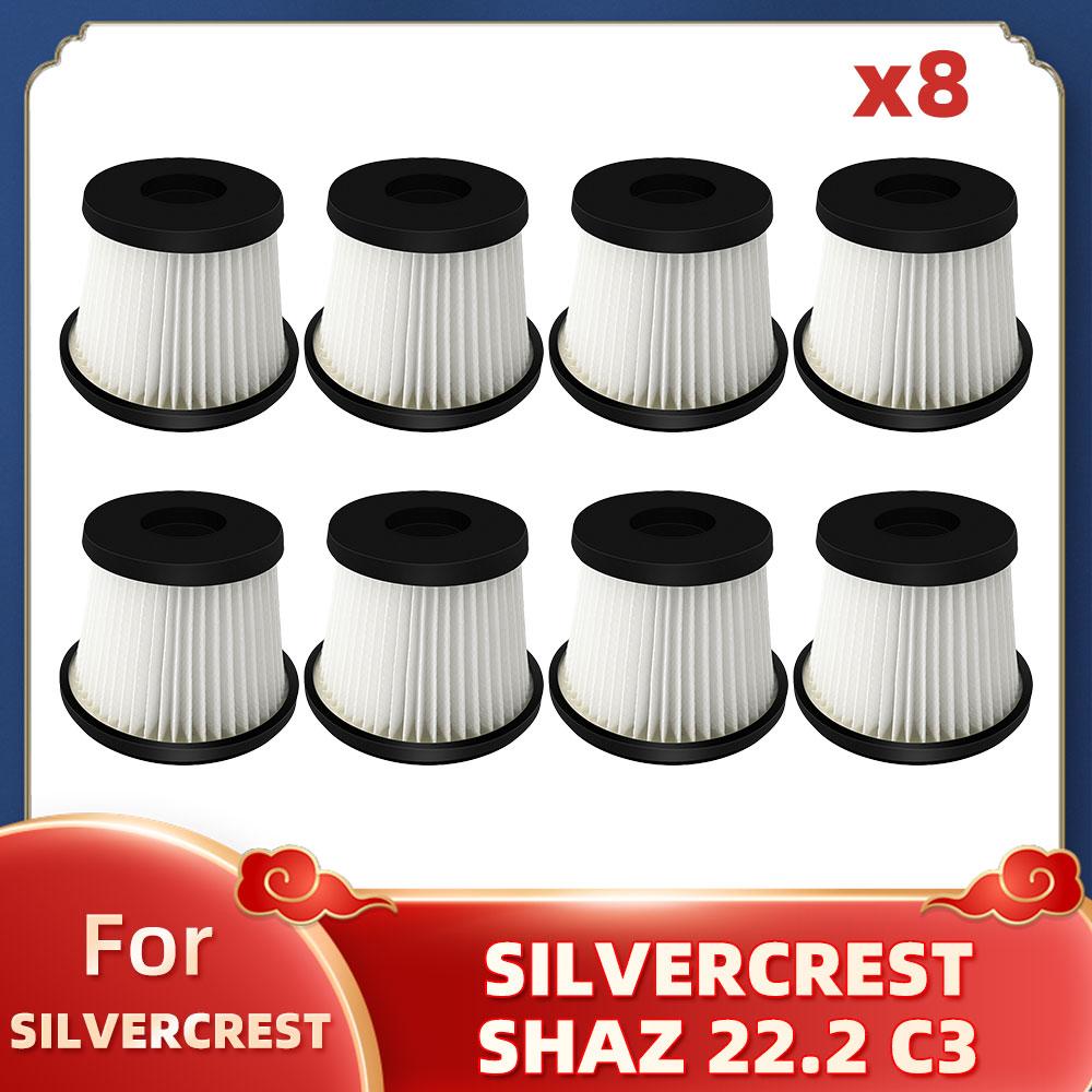 Совместимо для SILVERCREST SHAZ 22.2 C3 Ручной Аккумуляторный Пылесос Замена HEPA Фильтра Запасные Части Аксессуары