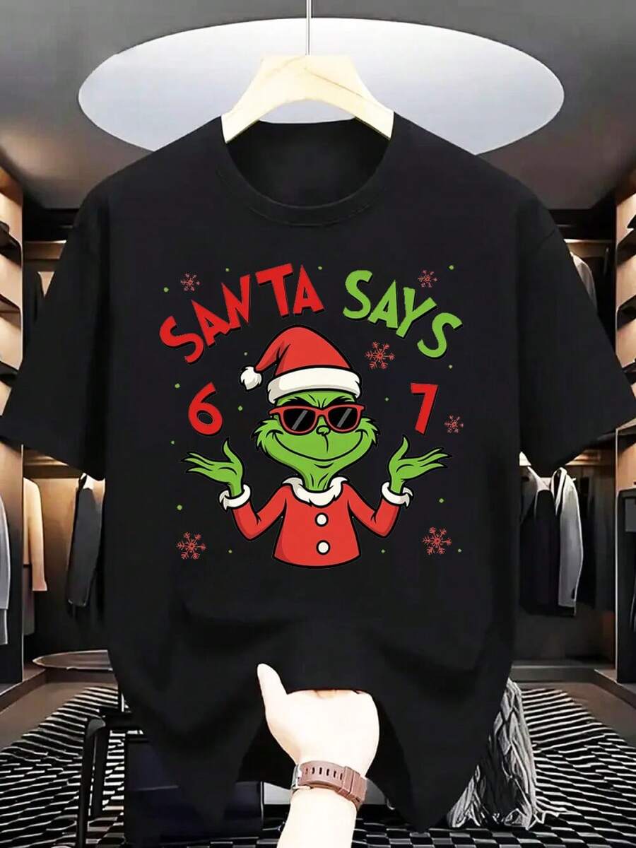 6 7 Meme Grinchs Unisex T-Shirt XXL