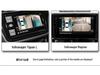 360° Panoramic Dual CAN Display for VW T-Roc, Teramont X, Tiguan L, Sagitar