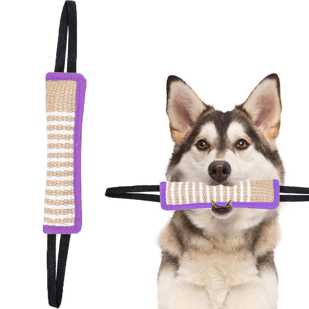Burlap Dog Bite Stick - Training, Chewing, and Fetching Toy