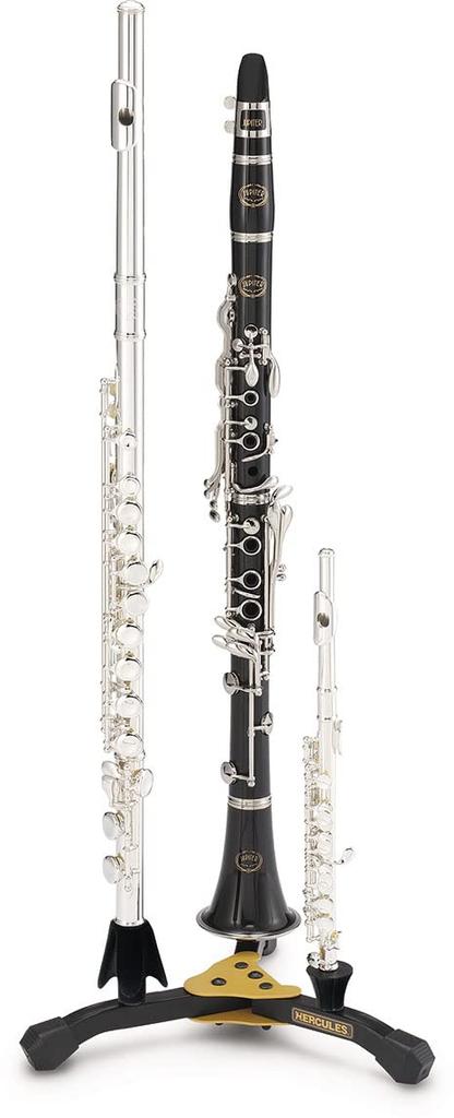 HERCULES Stand for 2 flutesBb Clarinet + Piccolo DS543BB