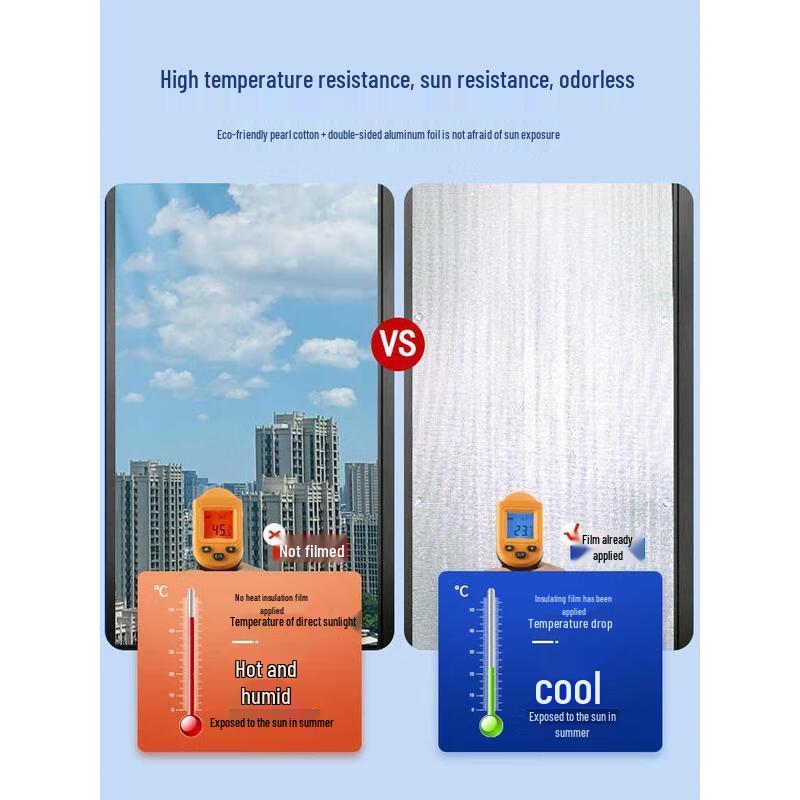 HANDUNYOU Perforated Window Insulation Sunshade Film