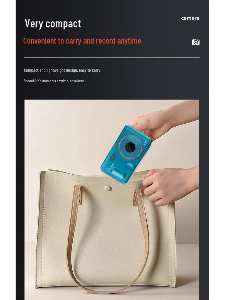 High-Definition Digital Camcorder for Portable Home Recording