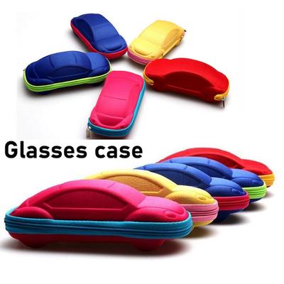 1 Pcs Children'S Zipper Sunglasses Case Boys Girls Car Shape Lightweight Glasses Case New Vintage Portable Zipper Glasses Case