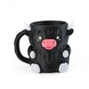 New Creative Cute Cow Cup Cow Shaped Ice Cream Cup With Snack Drawer And Handle High Beauty Reusable Mug Birthday Present
