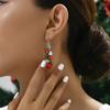 Earrings Christmas Bell Jewelry Set Necklace Xmas Clavicle Chain Sweet   Women