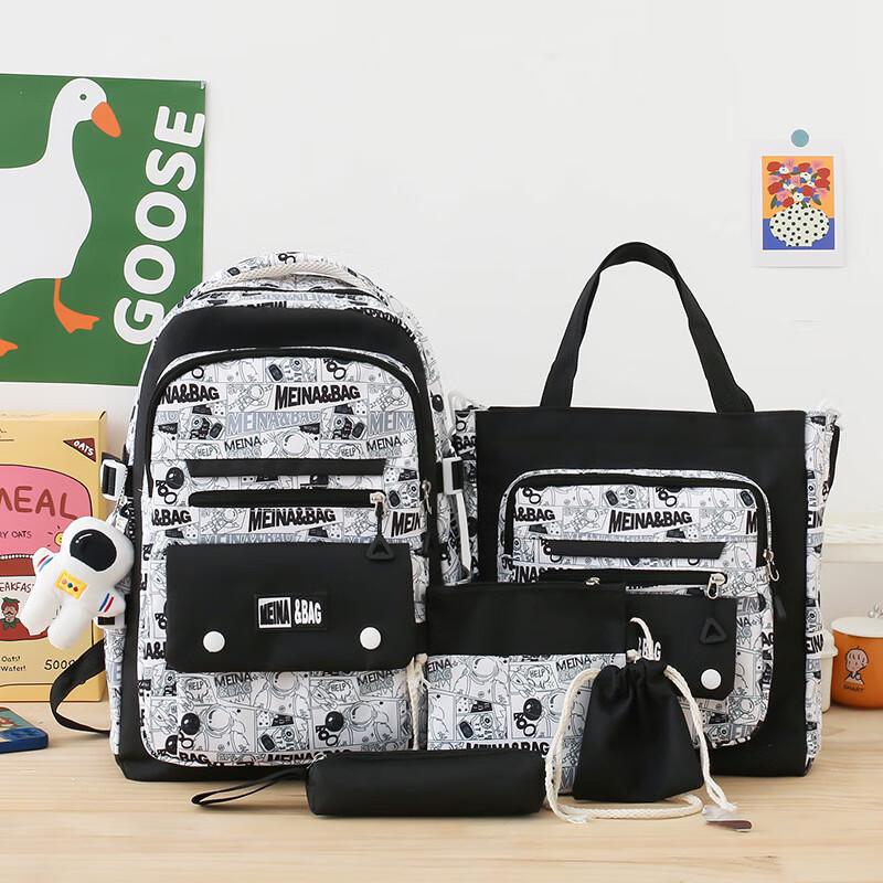 SAINERNA Women s Street Style Graffiti Backpack