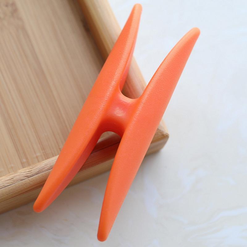 Portable Anti-Choking Vegetable Basket Carrier Handle for Shopping Bags оранжевый