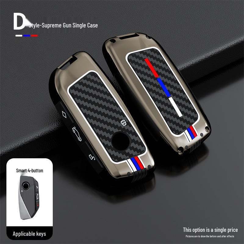 Premium Alloy Key Case for BMW 7 Series 2023: 740/735Li, X7, iX, New I7, XM, X1