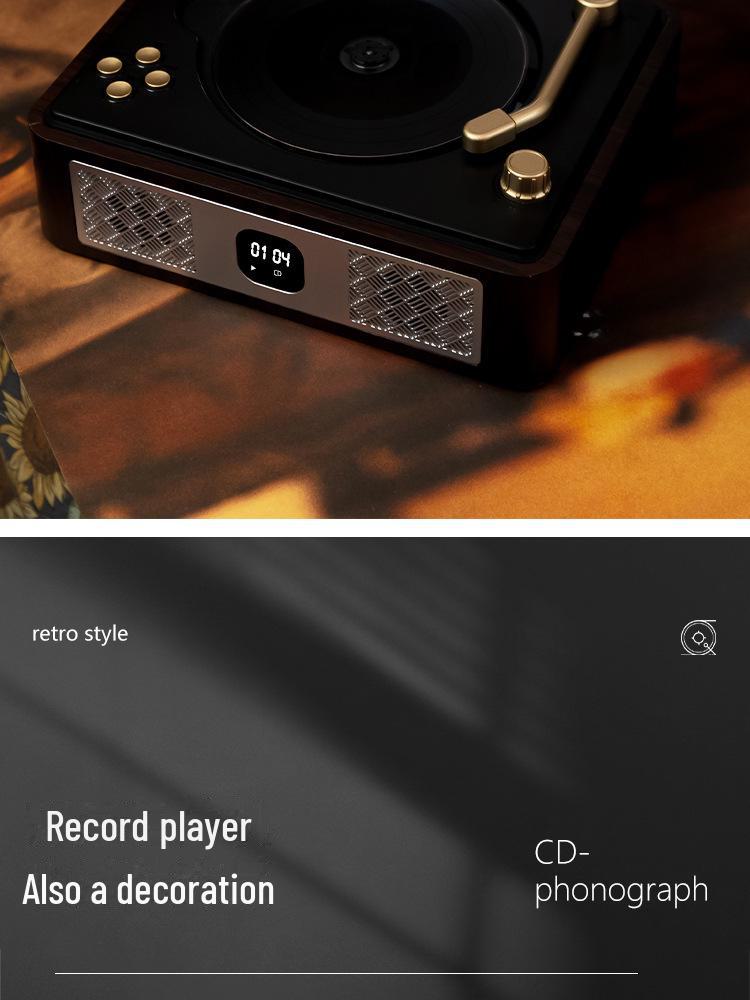 Retro Bluetooth CD Player & Creative Speaker