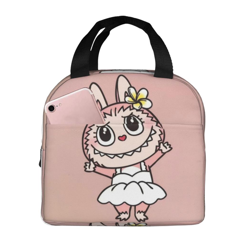 Picnic Bag For Primary And Secondary School Students Lunch Bag Cartoon Animation Printed Thermal Insulation Bag