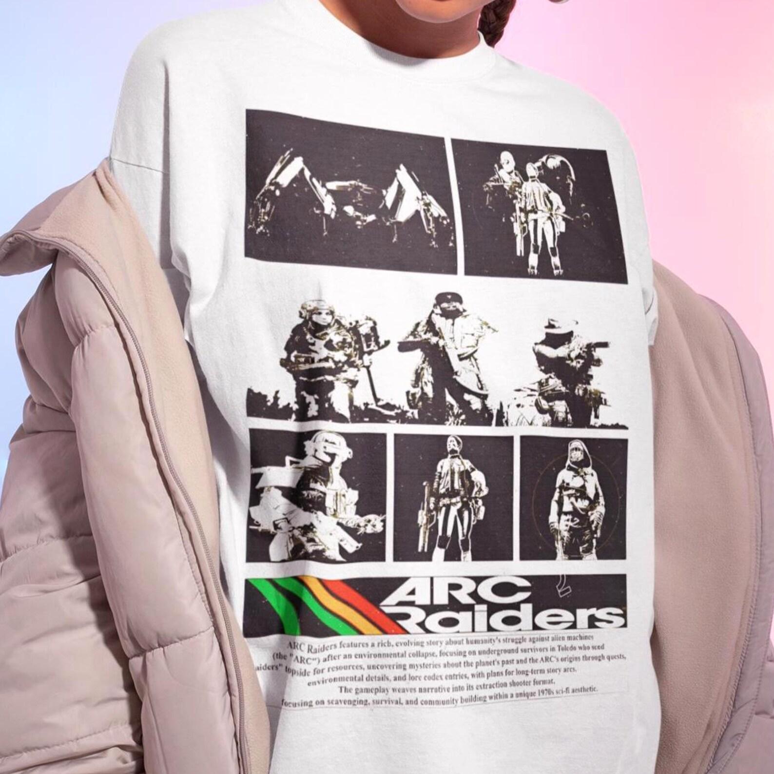 Arc Raiders Vintage Shirt - Funny Gamer Tshirt,Arc Raider Gift,Gaming Tee XL