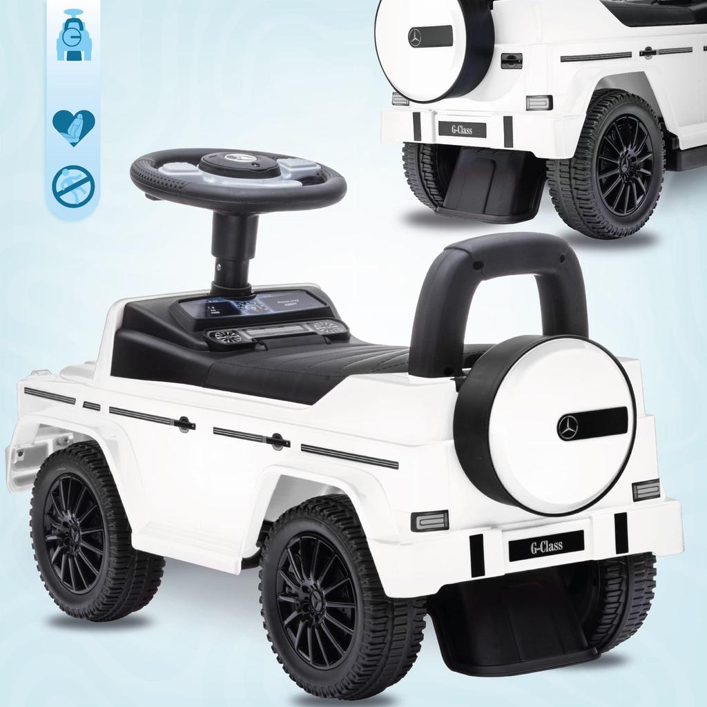 Draisienne Pousseur Déambulateur Pour Enfants Mercedes Benz Classe G Blanc