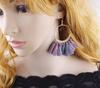 Women Fashion Bohemian Style Earrings Long Tassel Eardrop Dangle Earrings Jewelry