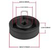 Universal 60mm Motorcycle Rear Wheel Axles Nut Socket Tool 0.5 Inch Drive For 2014 2022 Models