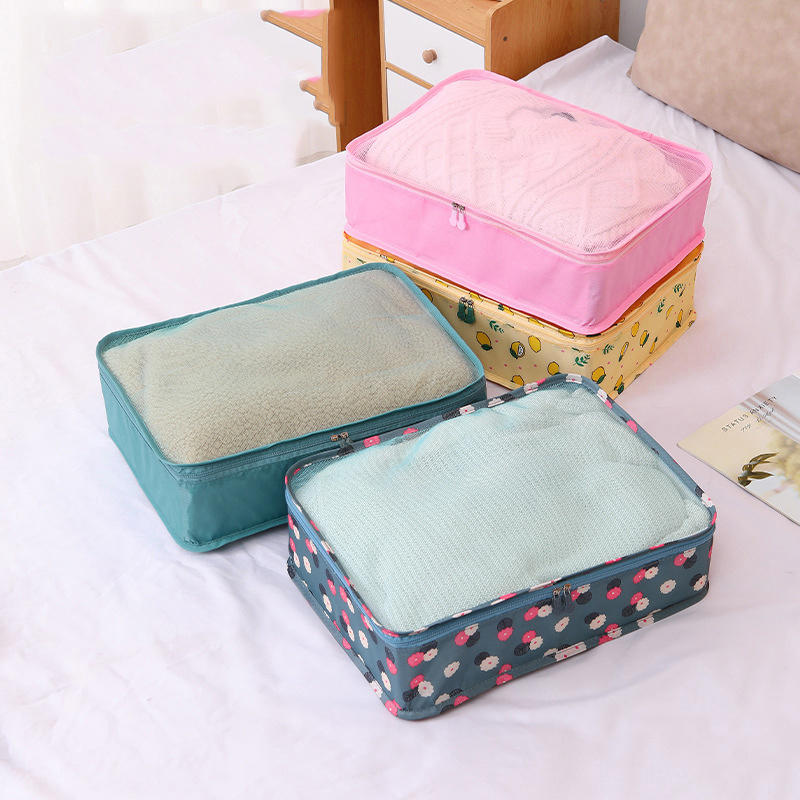 Travel Organizer Bag Reisebag Duffel Bag Oppbevaringsbag Reise Oppbevaringsveske Sett Sammenleggbar kompresjonsveske