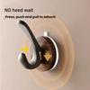 Wood Grain Suction Cup Hook, Door Hook, Bathroom Hook, Sturdy Load-bearing, Seamless Hook, Home Decoration