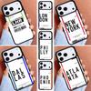 Ins Travel Label Country Customer Phone Case for iPhone 16e 15 14 13 12 17 Pro Max Plus Air 17pro Cover Coque