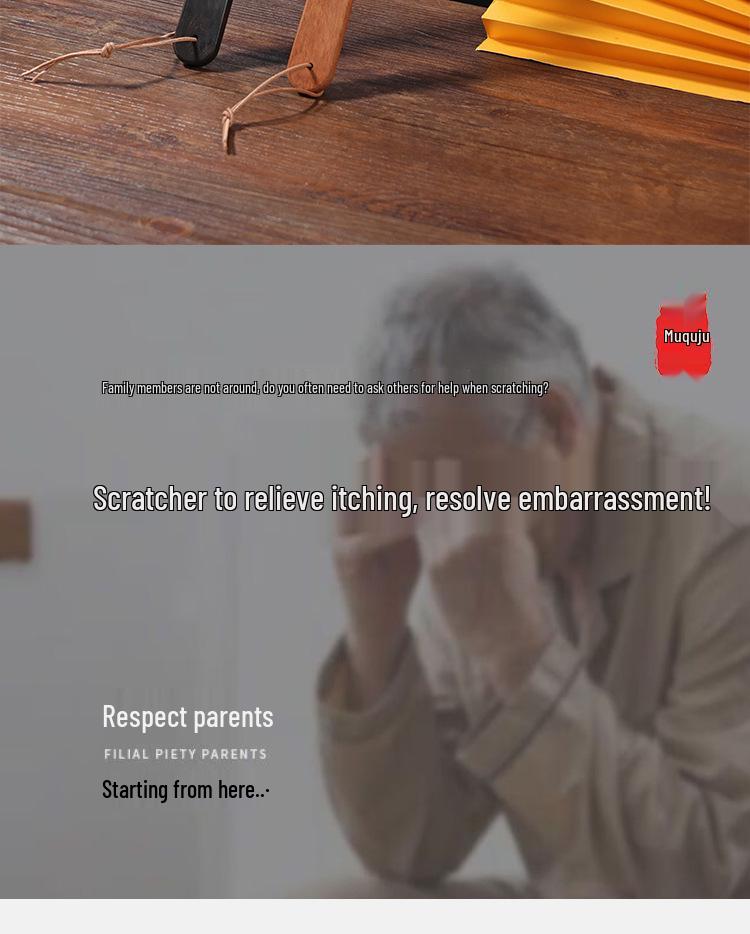 Palisander Zitan Massivtre Ryggskrape – Lilla Kløestillende Verktøy