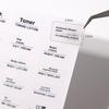 1/100PcsEnglish Cosmetic Label Stickers Transparent Waterproof Self Adhesive Tags Portable Mark for Travel Refill Bottle Sorting