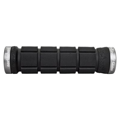 Lizard Skins Northshore Dual Clamp Bicycle Handlebar Pair Lock-On Grips, 33.0mm Diameter, Black, (LONDS010)