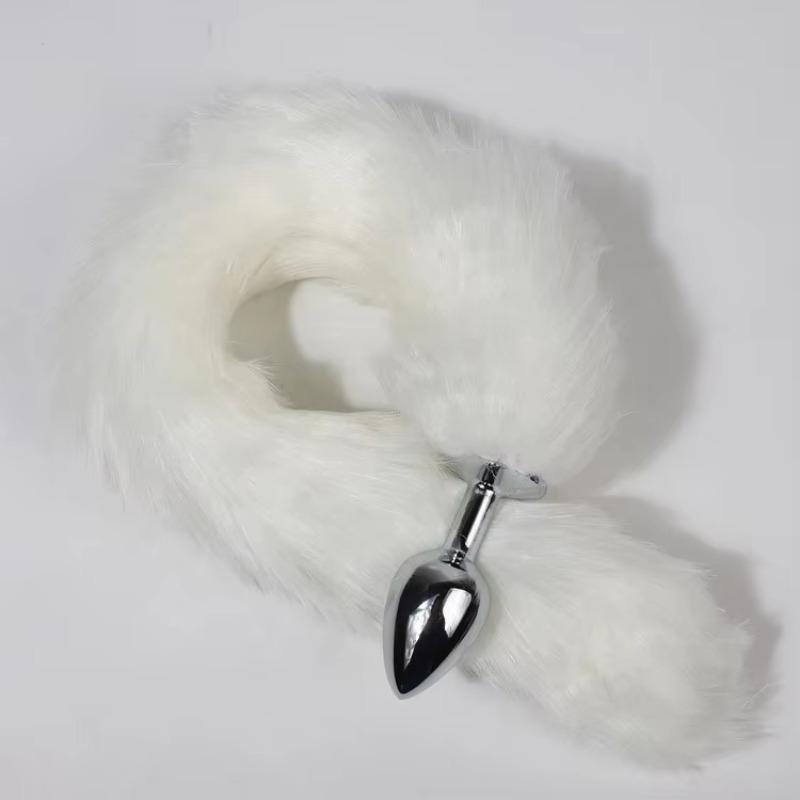 Cheap Anal Plug Metal Sexy Foxtail Anal Plug Role-play Sex Toy Male and Female Anal Plug Adult Game Couple Toys Sex Toys