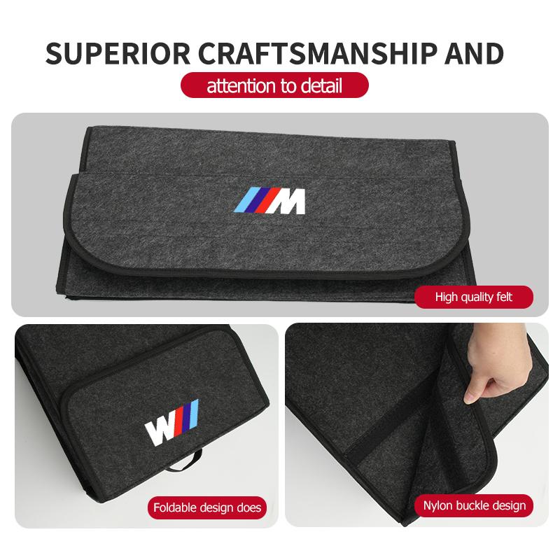 For BMW Car Trunk Storage Box Foldable Stowing Tidying Container Bag E93 F10 F20 F30 F40 F15 F25 F26 F31 F49 F86 M3 M5 X3