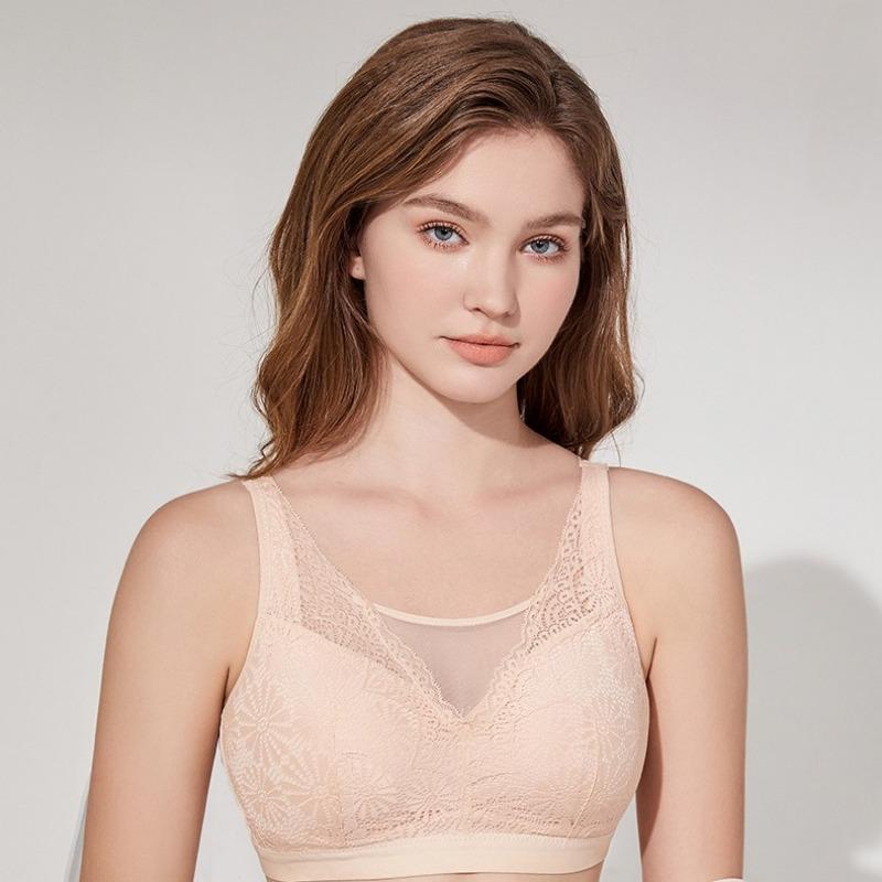 Large Cup Tube Top with Push-up Sexy Full Cup Thin Style Sports Without Steel Ring Large Size Bra