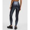 Lululemon Align High Rise Ribbed Pant 28 Shine Radiate Foliendruck Black Night