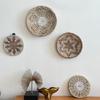 Circular Wall Decor Homestay Living Room Straw Woven Hanging Woven Decor