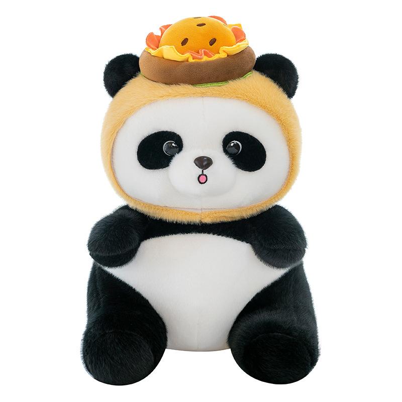 Гамбург панда плюшевая игрушка кукла новая милая милая милая маленькая кукла панда подушка для дивана детская кукла 35cm 0.4kg