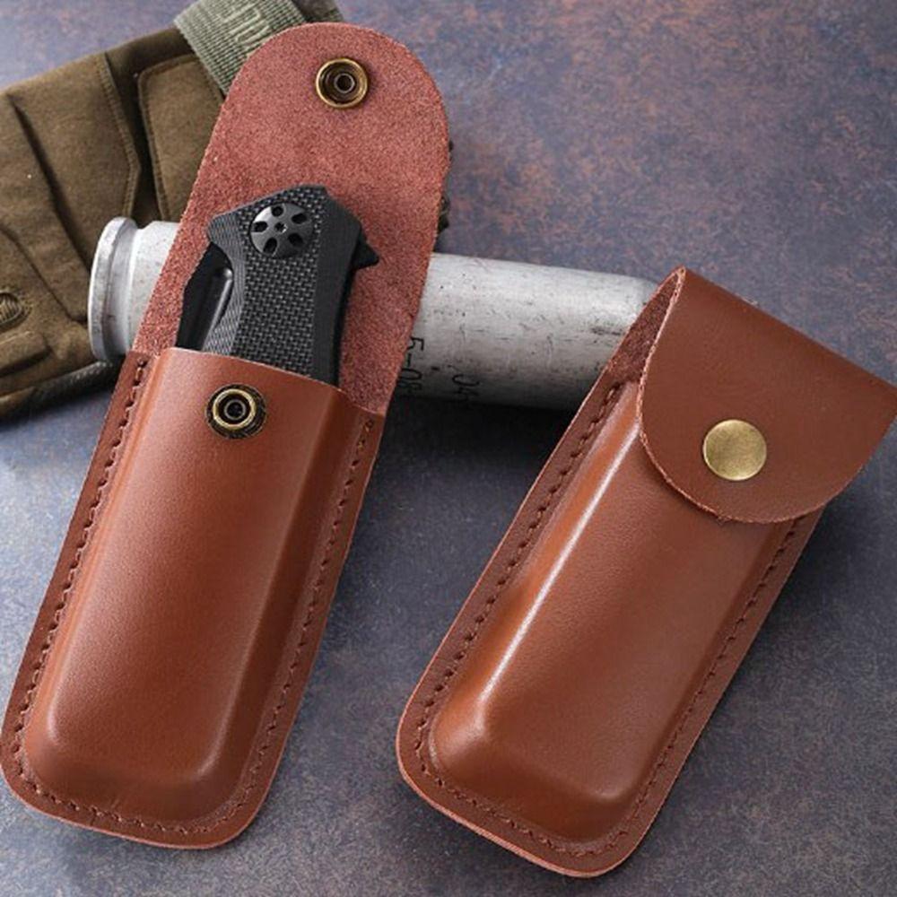 6 Stil Hüftmesser Scheide Faltbare Lederscheide Neue Taschenlampen Gürtelschlaufe Outdoor Werkzeug