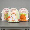 Handmade Easter Bunny Decor Cartoon Bunny Eggs Decor Easter Table Centerpieces  Tabletop Display