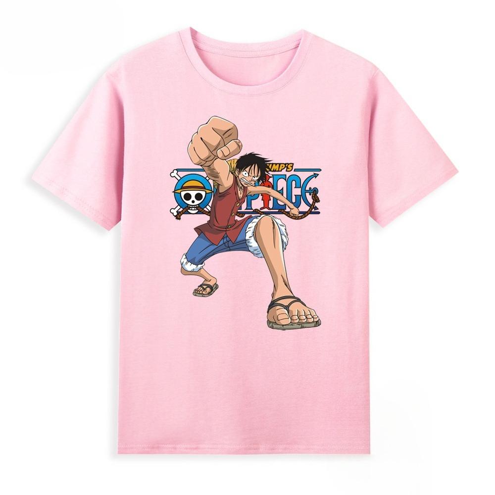

One Piece Luffy TShirt for Unisex Women 100 Cotton Plus Size Fashion Short Sleeve S
