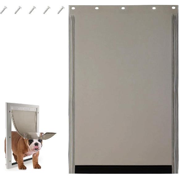 PAC11-11038 Dog Door Replacement Flap - Pet Doggie Replacement Flap Door with Screws Fits PetSafe, Medium Size 12 7/8" x 8 1/8"