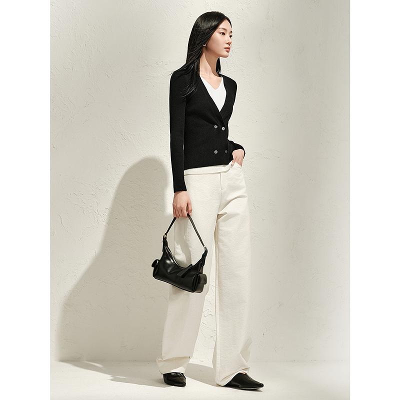 Jiuzi Anna Kou Women's Wool Knit Sweater - Spring Collection