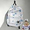 Jojo Steel Ball Run Johnny Cosplay Recuzită Geantă de umăr din nailon alb Rucsac de călătorie pentru studenți Geantă de mână unisex