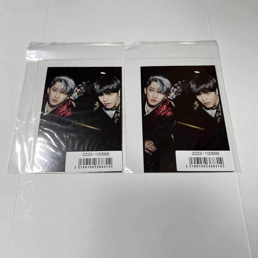 

[USED] Stray Kids in Live Sony Musical Trading Cards Changbin and Seungmin Tower Records