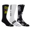 Guns N Roses Unisex Adult Logos Crew Socks (Pack of 3)