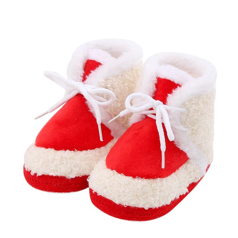 Kleinkind Baby Winter warme Plüsch Schneestiefel süße weiche Schuhe