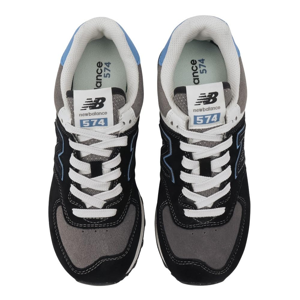 New Balance Sneakers 574 Black/Blue Agate U574QRB Width D 28.0cm