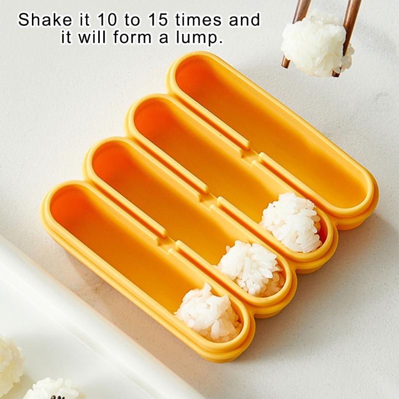 Flexible Silicone Ice Molds 4 Grids Ice Cubes Tray with Lid Suitable For Chilling Beverages And Parties