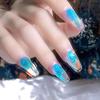 1 PC Nail Art Aurora Ice Cube Cellophane Glass Foil Film Sticker Colorful Transfer Laser Jewelry Paper Manicure Nail DIY Decoration