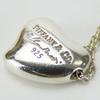 Used TIFFANY&Co. Necklace Full Heart Silver925 3.2g Silver El Saperetti