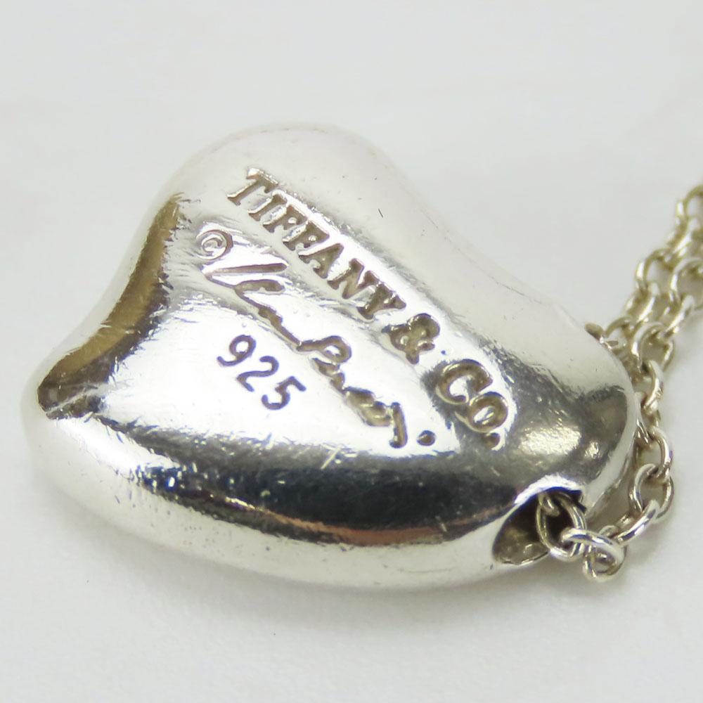 Used TIFFANY&Co. Necklace Full Heart Silver925 3.2g Silver El Saperetti