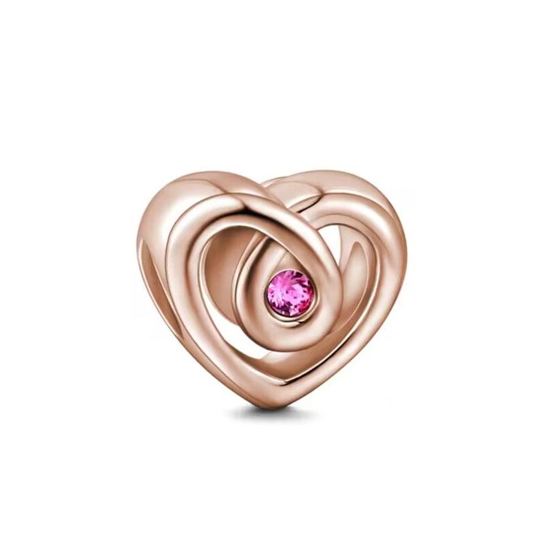 Charms Planet Bead Copper Rose Gold Pink Butterfly Dangle Fit Bangle Bracelet Necklace Diy Jewelry