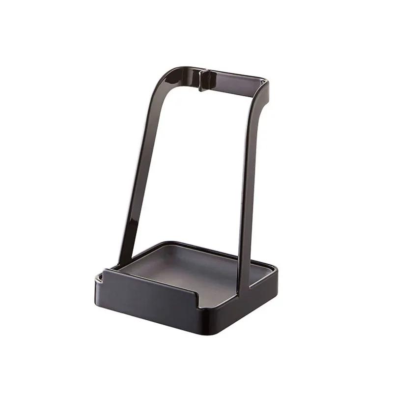 

Бытовая кухонная стойка для хранения вещей Минималистичный дизайн Передвижной пластиковый поддон для сбора воды Крышка для кастрюли Ложка для супа Органайзер для принадлежностей 2-BK