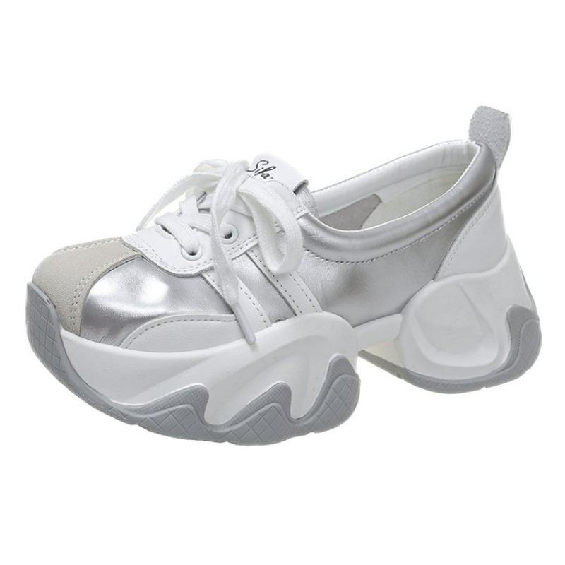Women's Sneakers Platform Woman Sports Sneakers Brand Leather Female Vulcanized Shoes Sneakers Casual Ladies Jogging Shoes